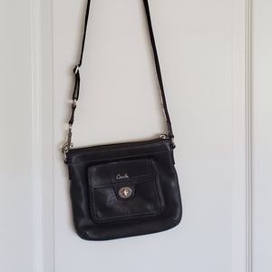 Black Coach cross body purse